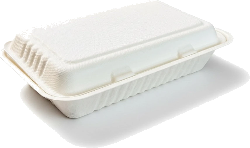 Contenedor Compostable 9X6 Caña de azúcar