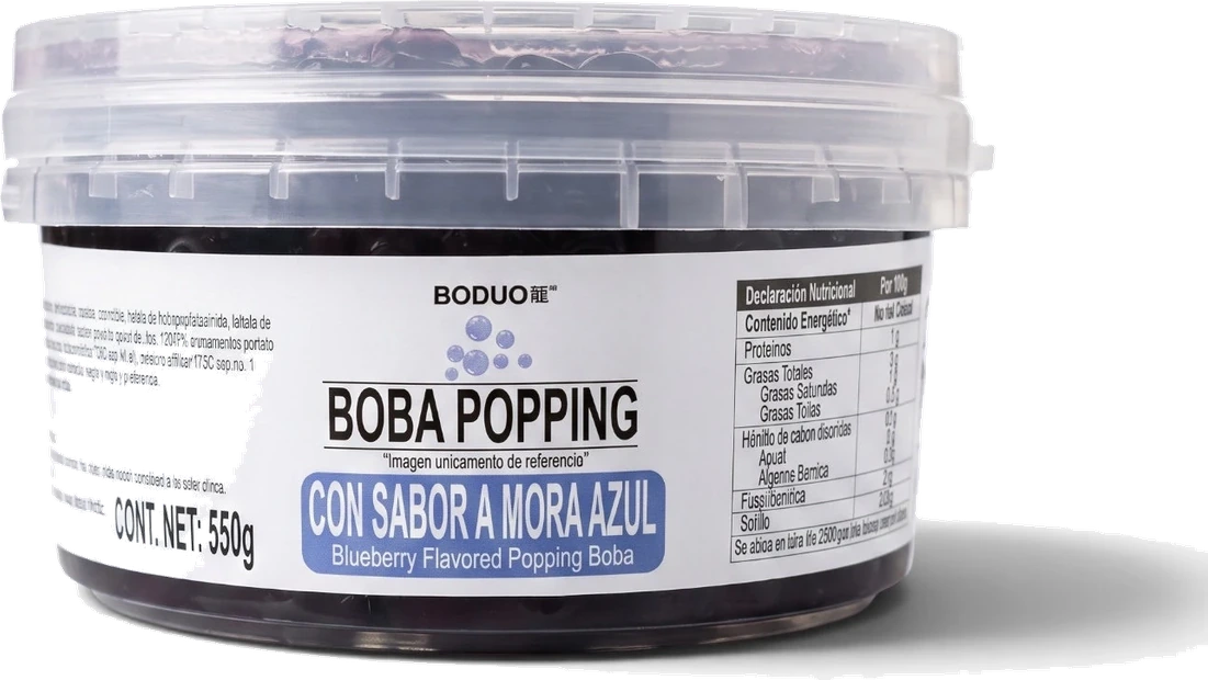 Perlas Explosivas Mora Azul Boduo