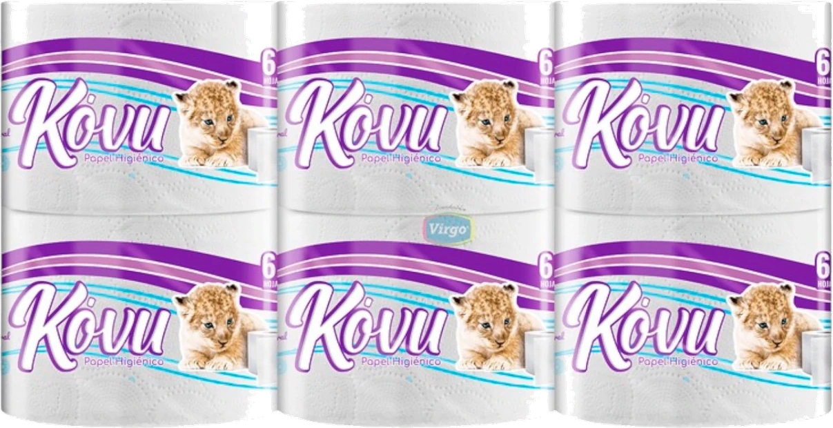 Papel Higiénico Kovu 600 Hojas