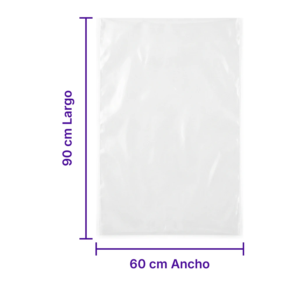 Bolsa Plastico Cortada 60X90 - medidas