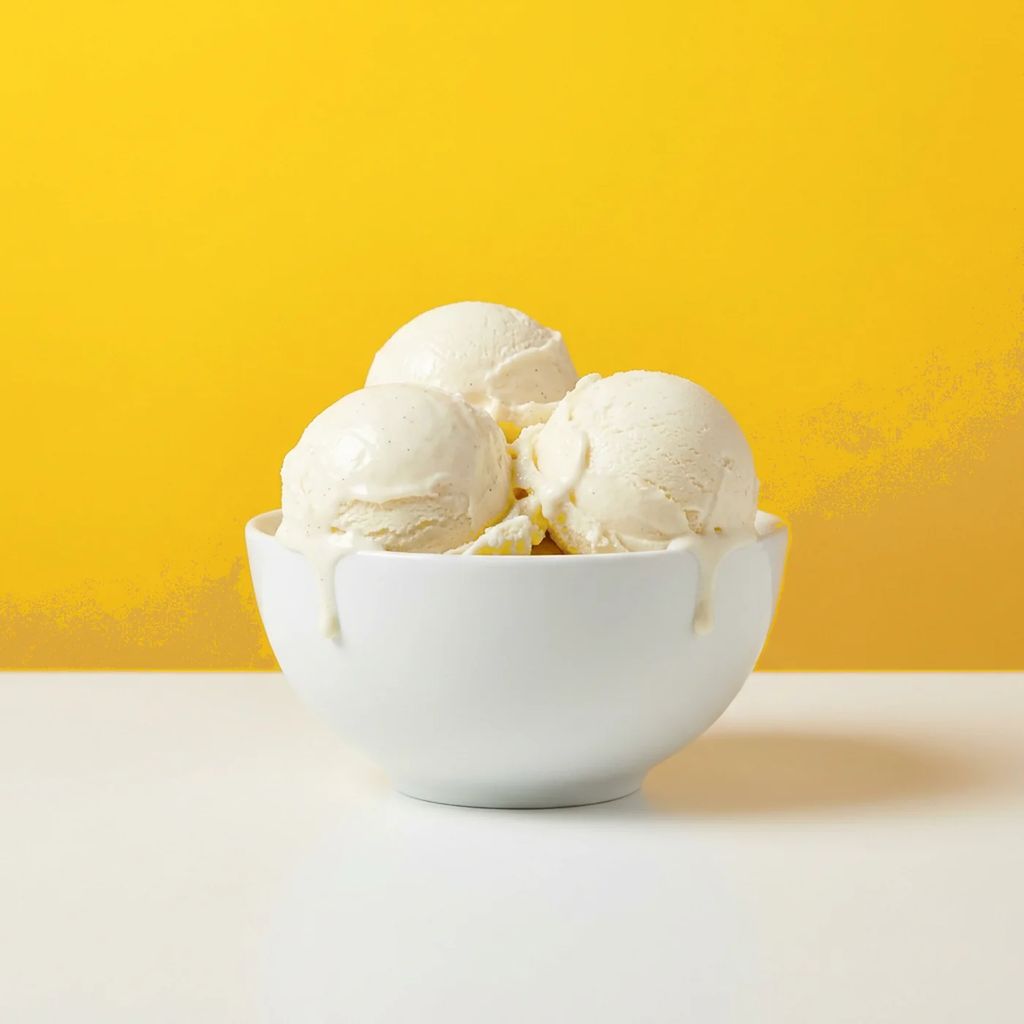 Modo de uso: helado de vainilla