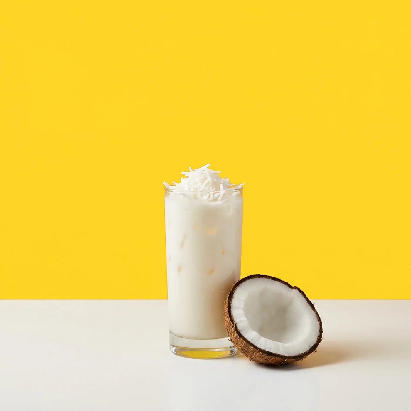 Modo de uso: bebida de coco