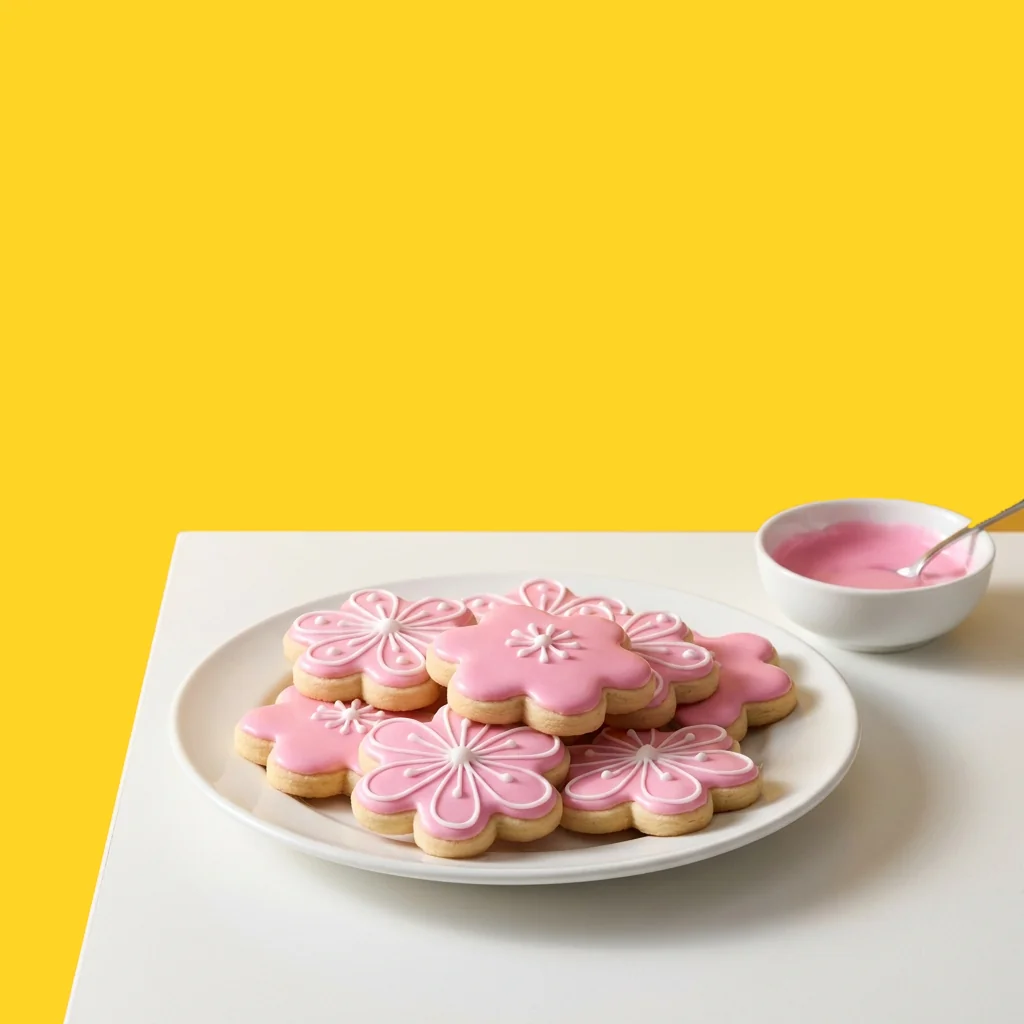 Modo de uso: galletas con glaseado rosa