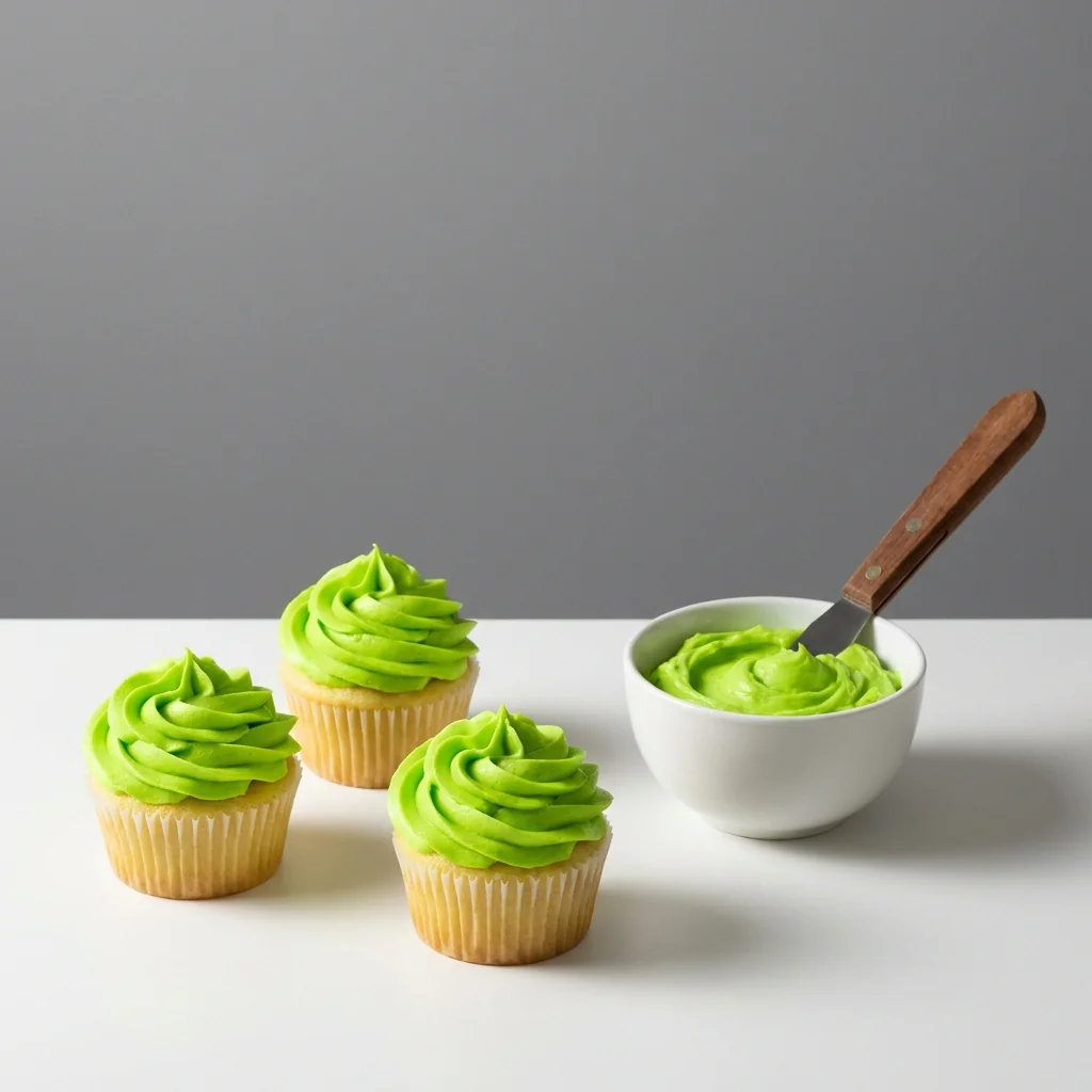 Modo de uso: betún verde para decorar