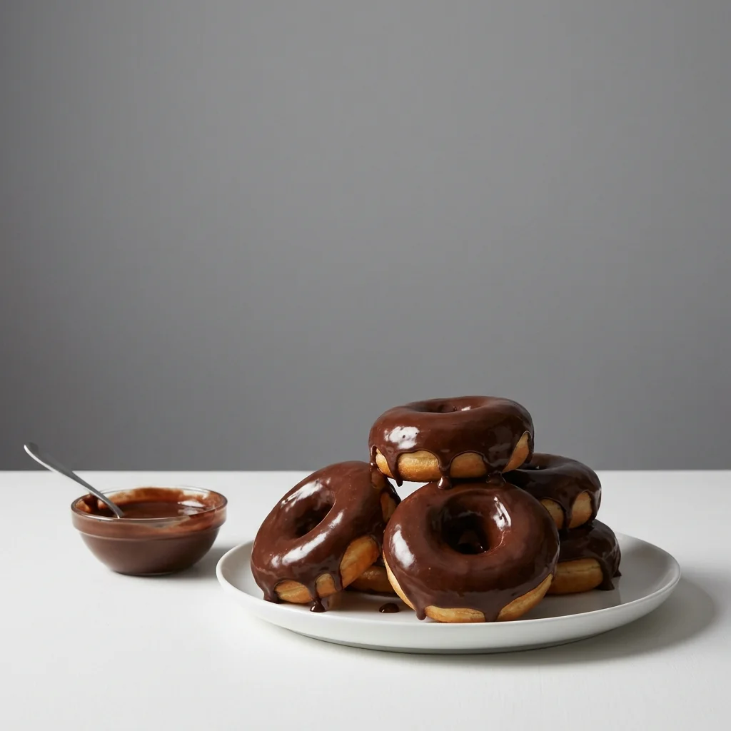Modo de uso: donas con glaseado chocolate