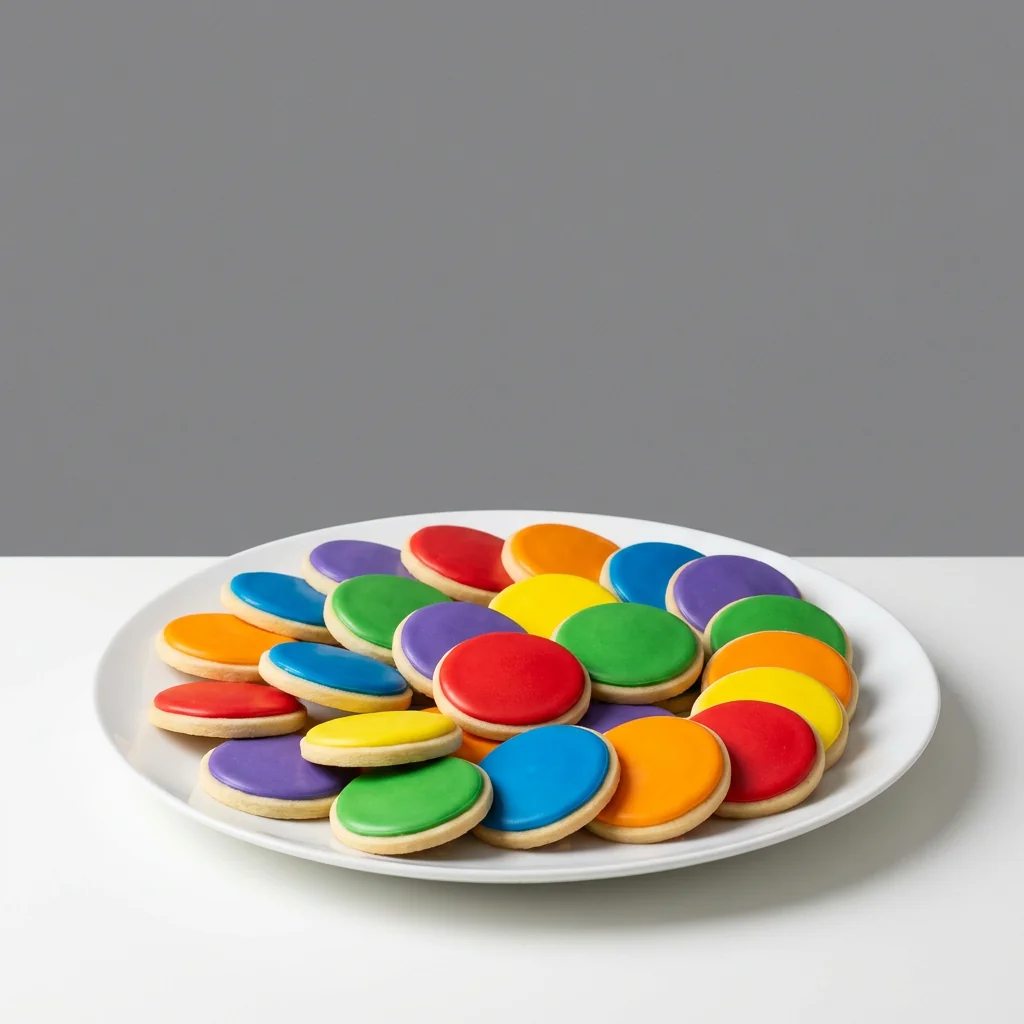 Modo de uso: galletas de colores