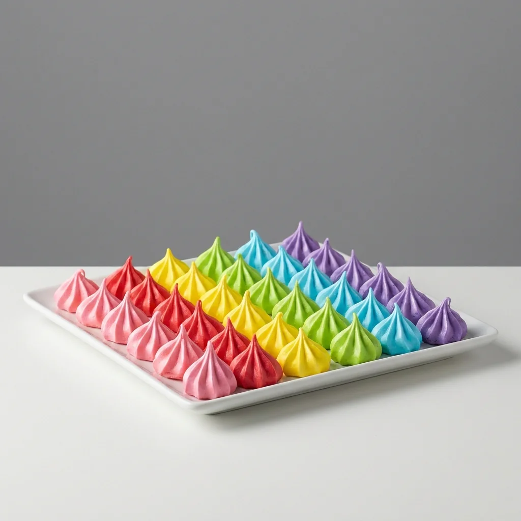Modo de uso: merengues de colores