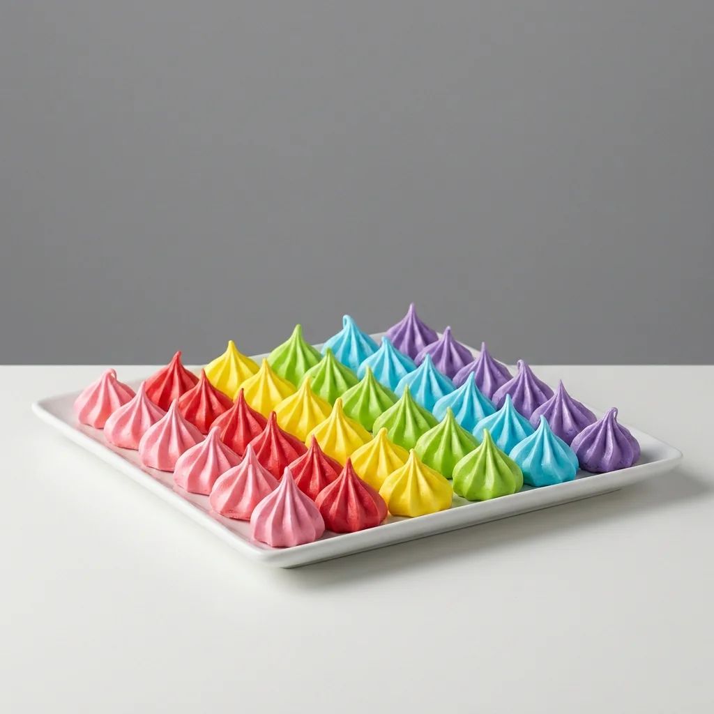 Modo de uso: merengues de colores