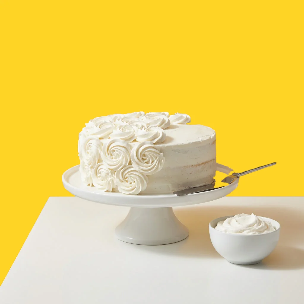 Modo de uso: pastel con crema batida
