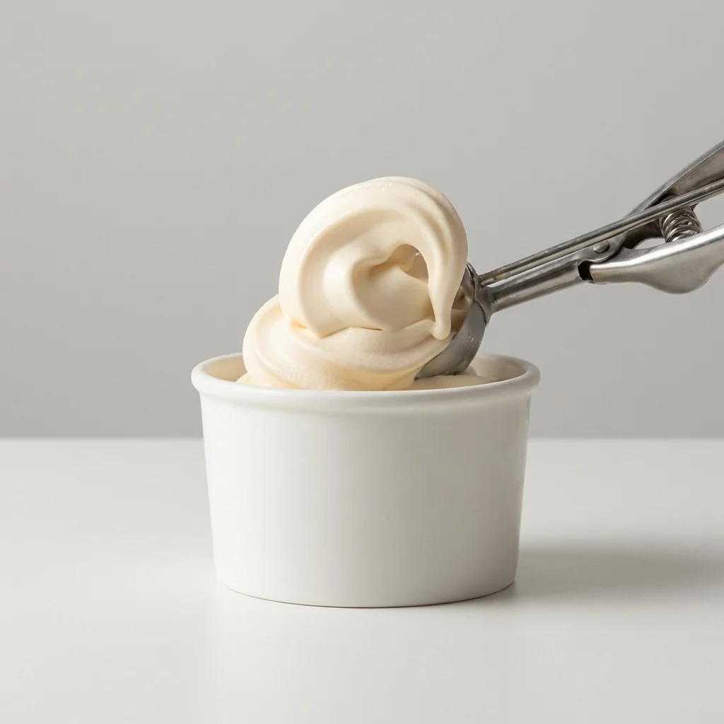 Modo de uso: helado sin cristales