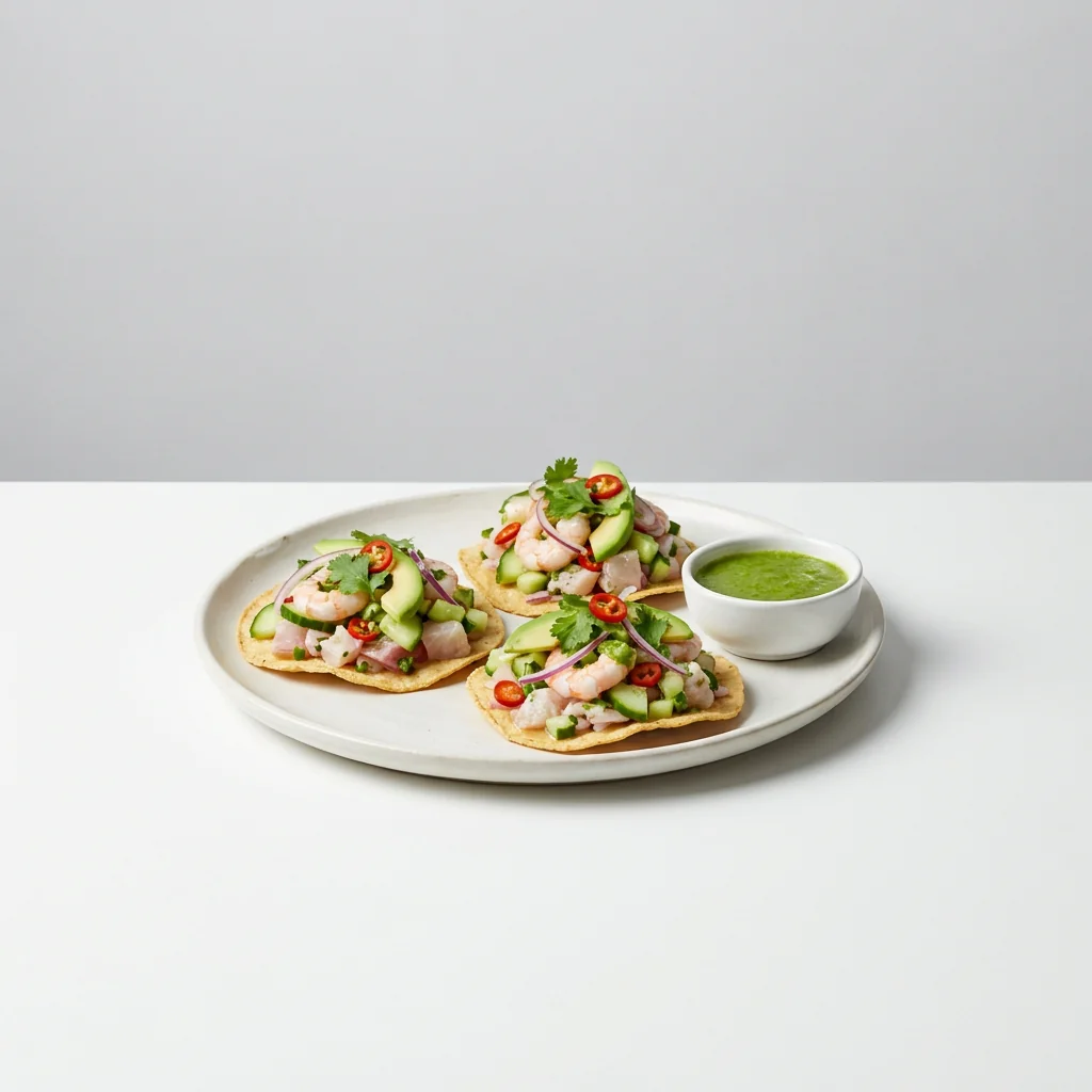 Modo de uso: ceviche y tostadas