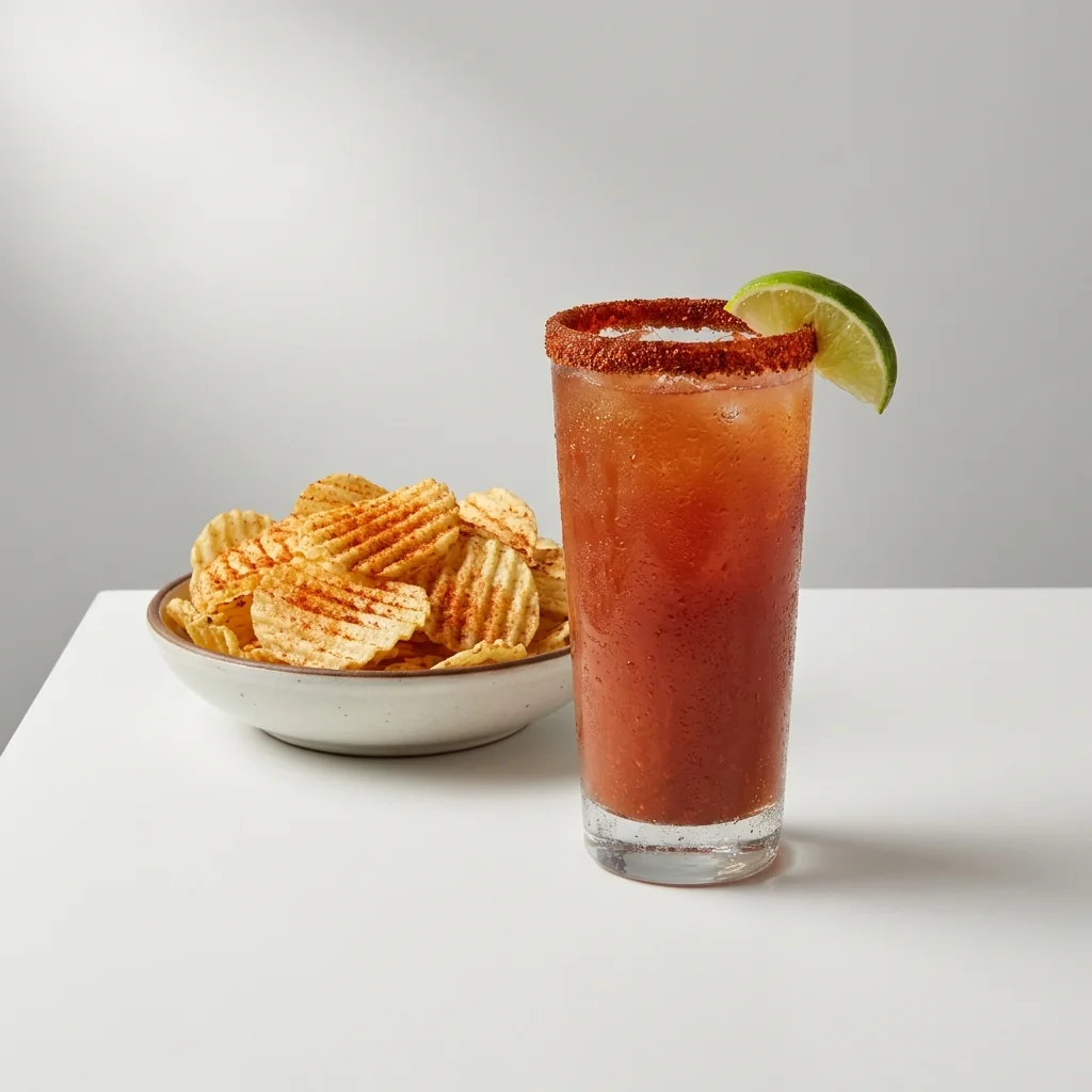 Modo de uso: botana y michelada