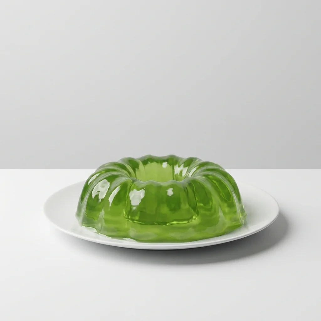 Modo de uso: gelatina desmoldada
