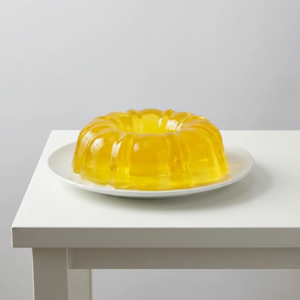Modo de uso: gelatina desmoldada