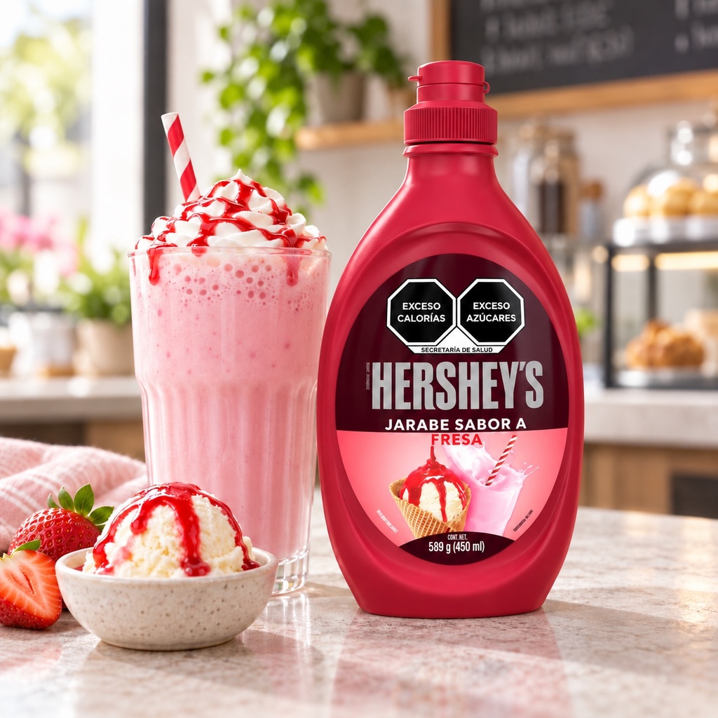 Jarabe Hershey´s Sabor Fresa 589GRS | escena