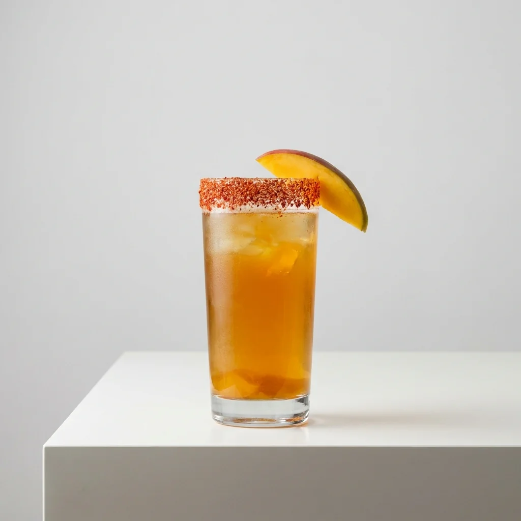Modo de uso: michelada de mango