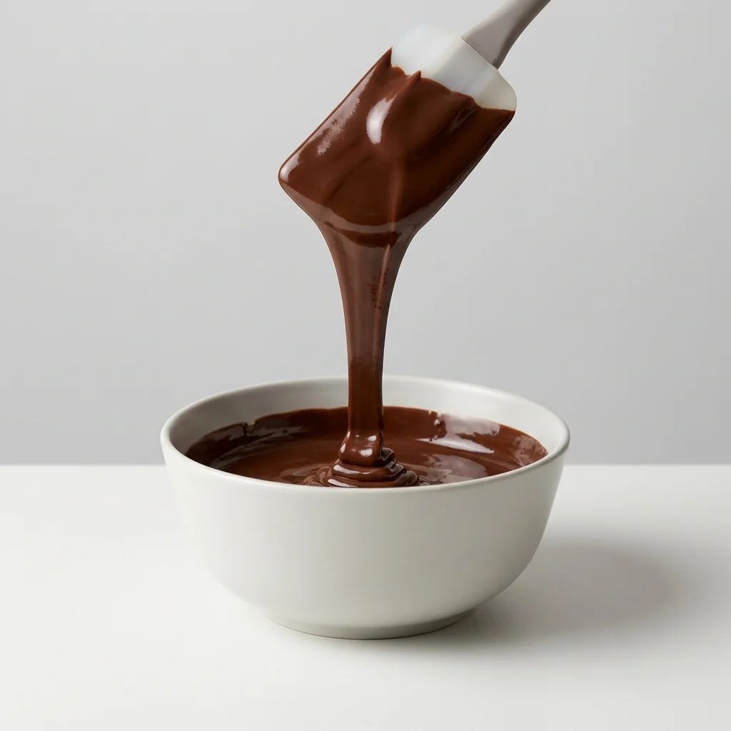 Modo de uso: chocolate fundido