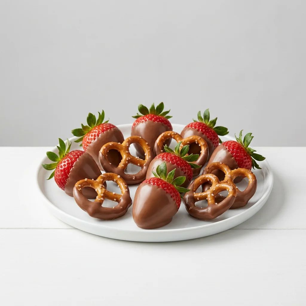 Modo de uso: fresas y pretzels cubiertos