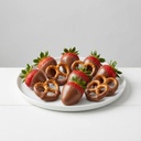 Modo de uso: fresas y pretzels cubiertos