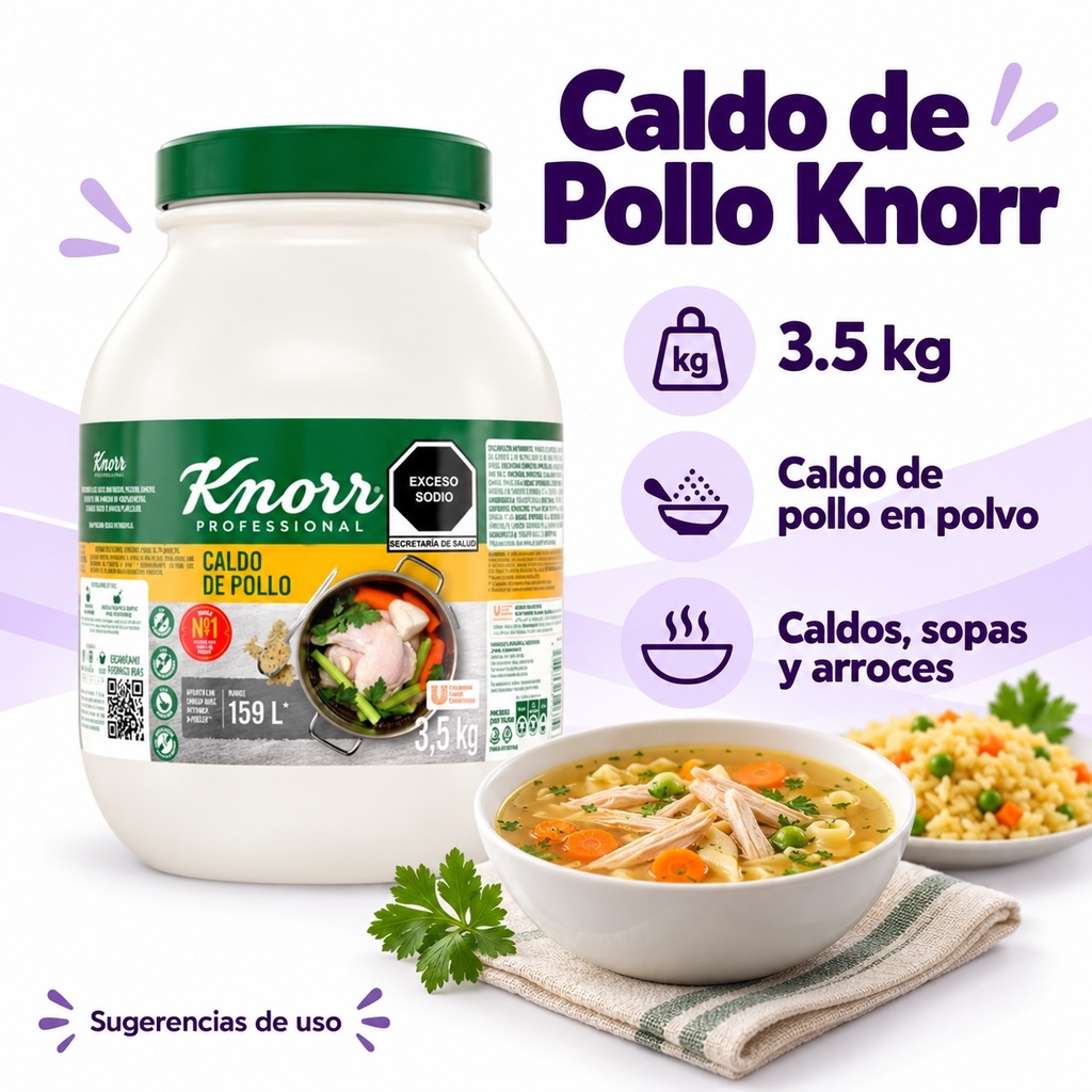 Caldo de Pollo Knorr | ficha