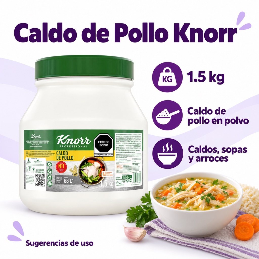 Caldo de Pollo Knorr | ficha