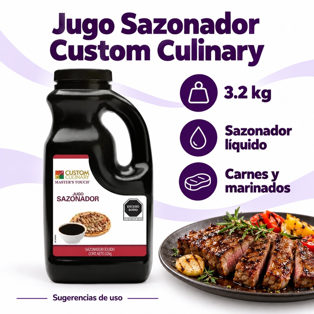 Jugo Sazonador Custom Culinary | ficha