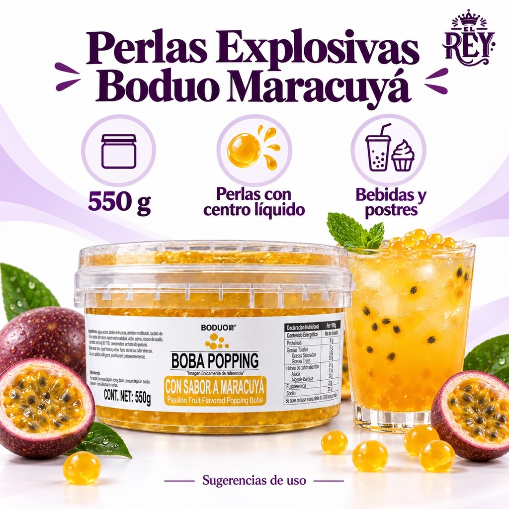 Perlas Explosivas Boduo Maracuyá | ficha