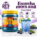 Escarcha para Bebidas Fruti Mich Mora Azul 1.1KG | ficha