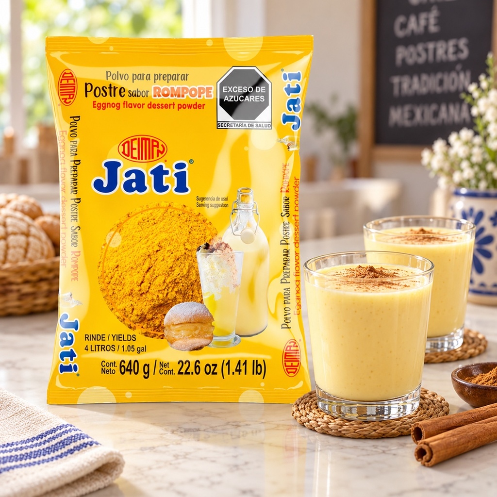 Polvo para Preparar Rompope Jati 640GR | escena