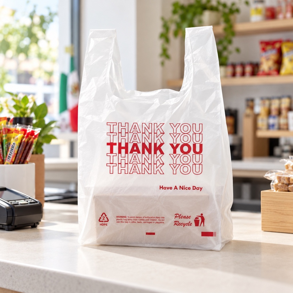 Bolsa Asa Thank You Poliseda Chica 25X40 | escena