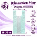 Bolsa camiseta Miny 18×32 cm | ficha