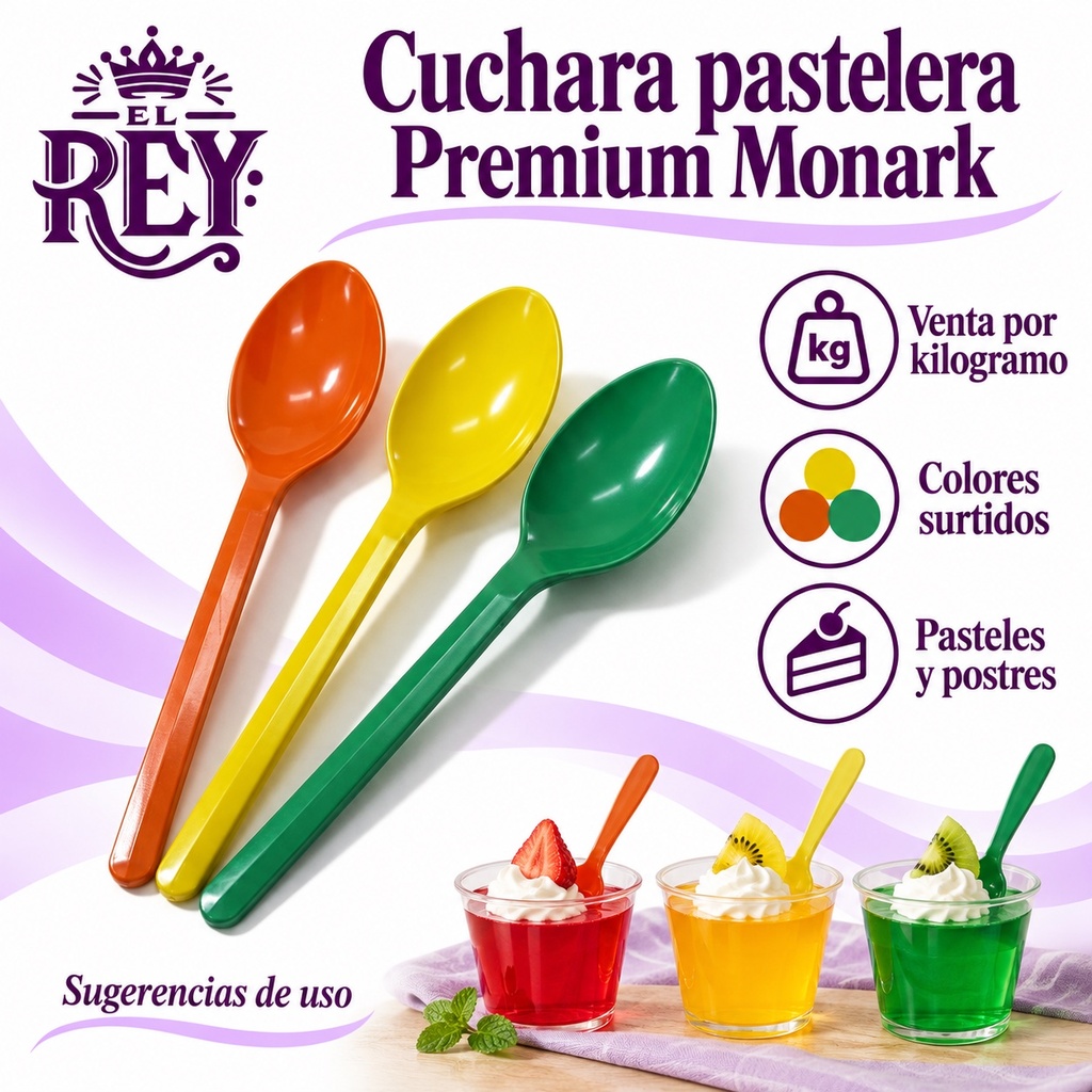 Cuchara pastelera Premium Monark | Colores | ficha