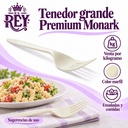 Tenedor grande Premium Monark | Marfil | ficha