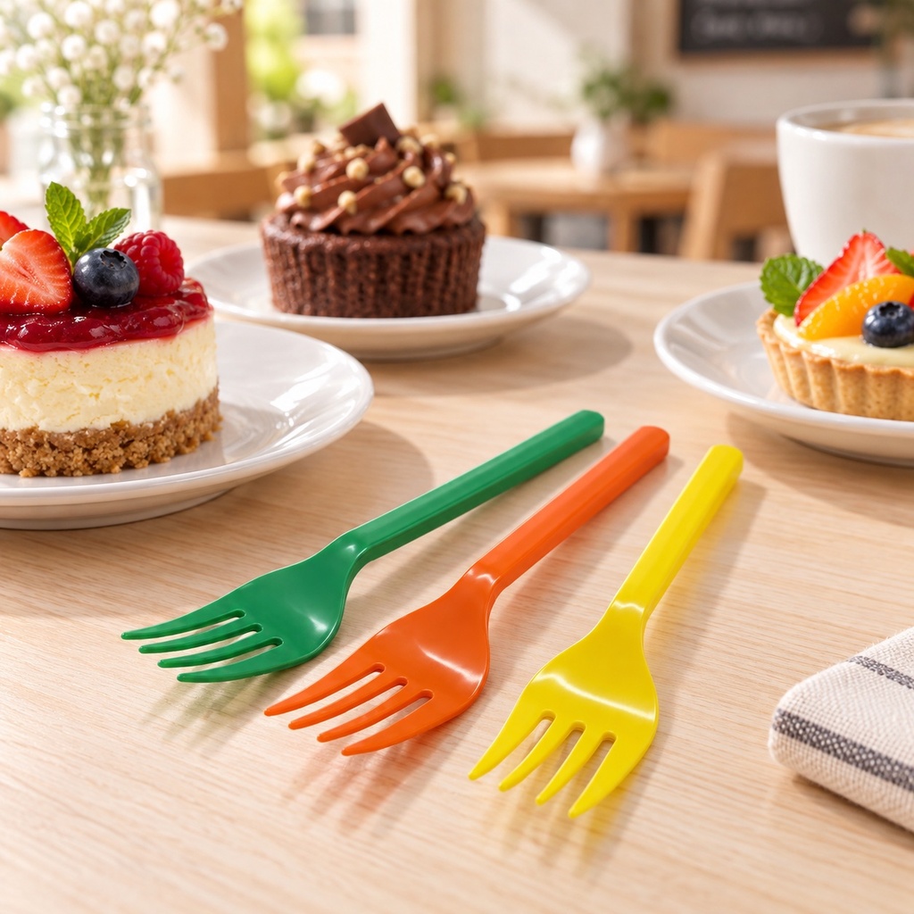 Tenedor pastelero Premium Monark | Colores | escena