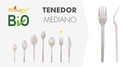 Línea Monark Bio: tenedor mediano (K Distribuciones)