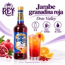 Jarabe Endulzante Granadina Roja Drac Valley 1LT | ficha