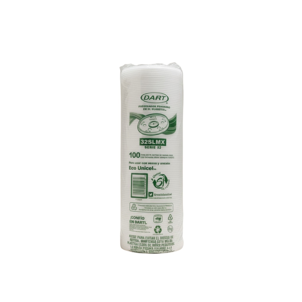 [TP33-1080] TAPA PLÁSTICA 32SLMX (32OZ/16OZ) DART