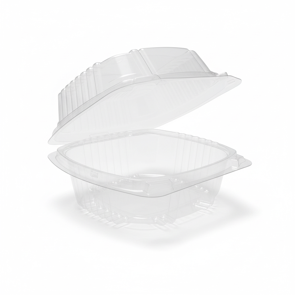 CONTENEDOR BISAGRA TRANSPARENTE 1110-43 INIX