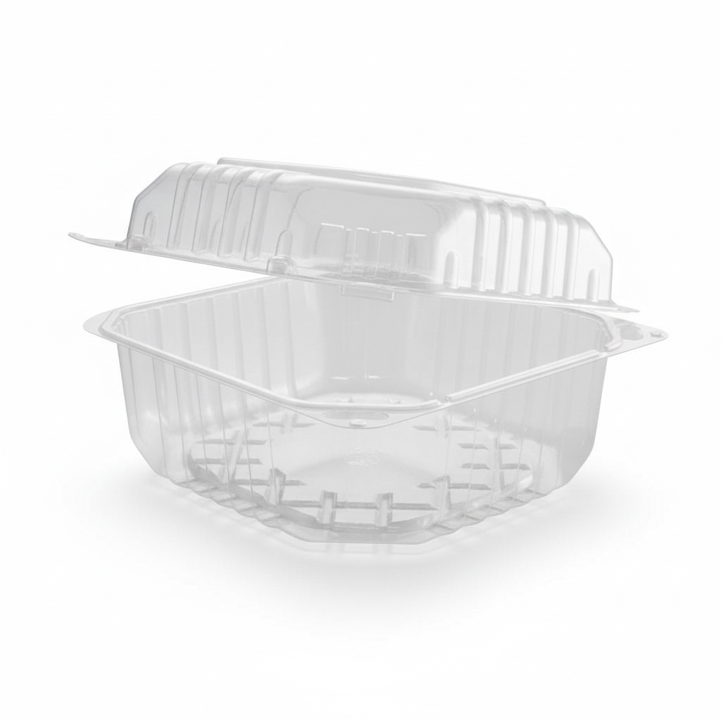 CONTENEDOR BISAGRA TRANSPARENTE RB180 REYMA