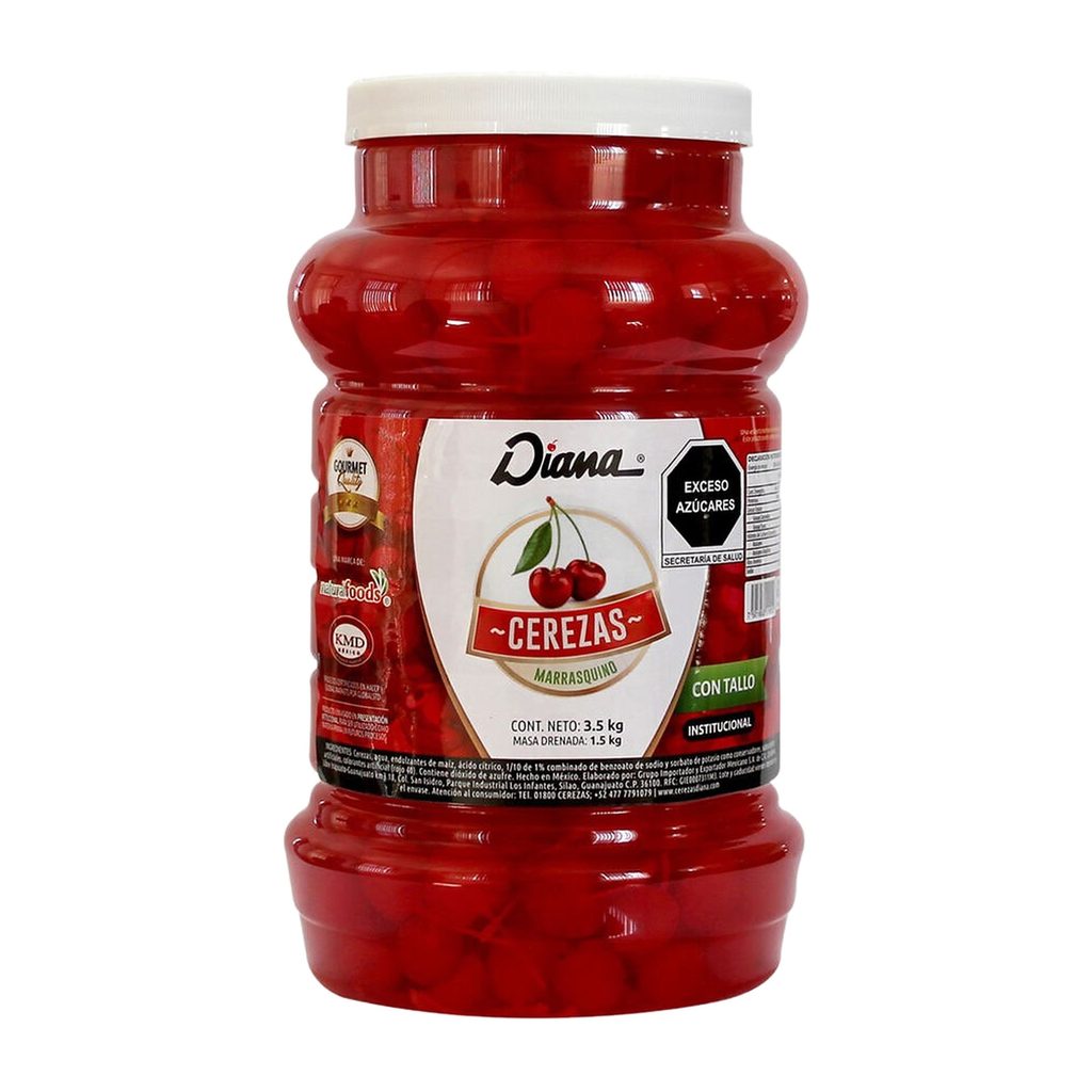 Bote Cerezas Marrasquino Roja Diana 3.4KG