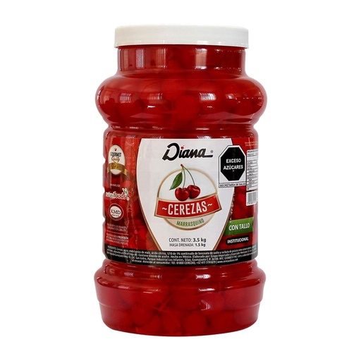 [BCMR-0254] Bote Cerezas Marrasquino Roja Diana 3.4KG