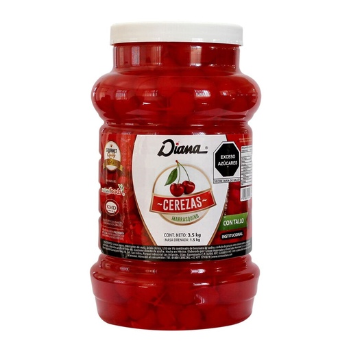 [BCMR-0254] Bote Cerezas Marrasquino Roja Diana 3.4KG