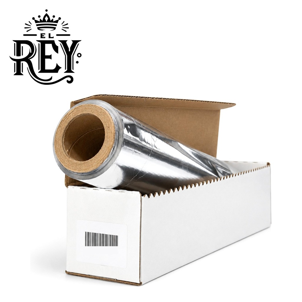 Papel Aluminio 1KG Caja Blanca