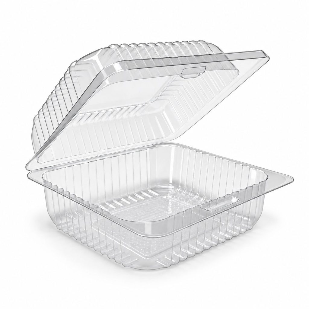Contenedor Bisagra Transparente 1414-43 Inix