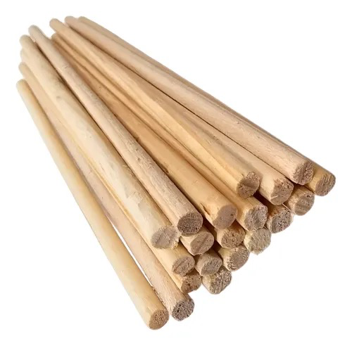 PALO MADERA 25CM REDONDO