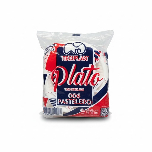 [PUP0-0855] Plato Pastelero Unicel 006 Techplast 25u