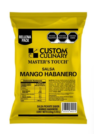 [INTSINSIN18667] SALSA MANGO HABANERO 2KG POUCH CUSTOM CULINARY
