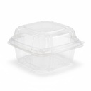 Contenedor Bisagra (0909-42) PET 9X9X6CM Miny Inix