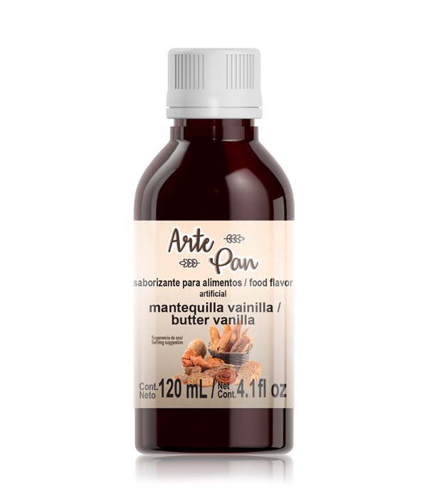 CONCENTRADO ARTE PAN MANTEQUILLA VAINILLA 120ML