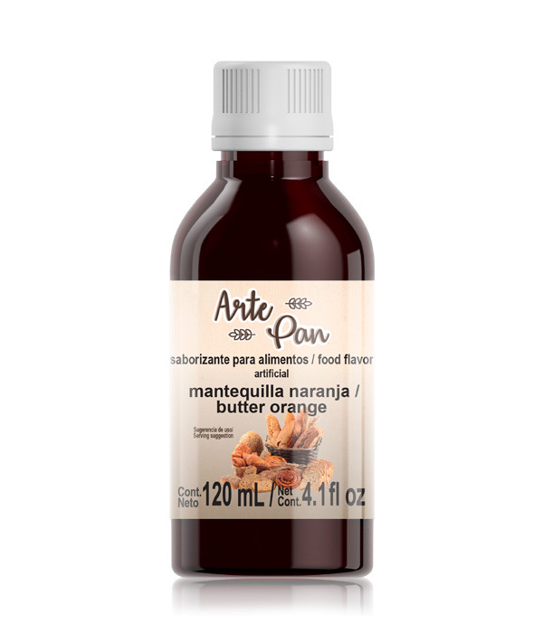 [INTSABSAB15660] CONCENTRADO ARTE PAN MANTEQUILLA NARANJA 120ML